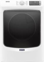 Maytag - 7.3 Cu. Ft. 10-Cycle High-Efficiency Gas Dryer - White - Front_Standard