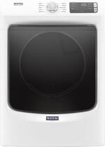 Maytag - 7.3 Cu. Ft. 10-Cycle High-Efficiency Electric Dryer - White - Front_Standard