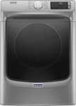Front Zoom. Maytag - 7.3 Cu. Ft. 12-Cycle High-Efficiency Electric Dryer with Steam - Metallic slate.