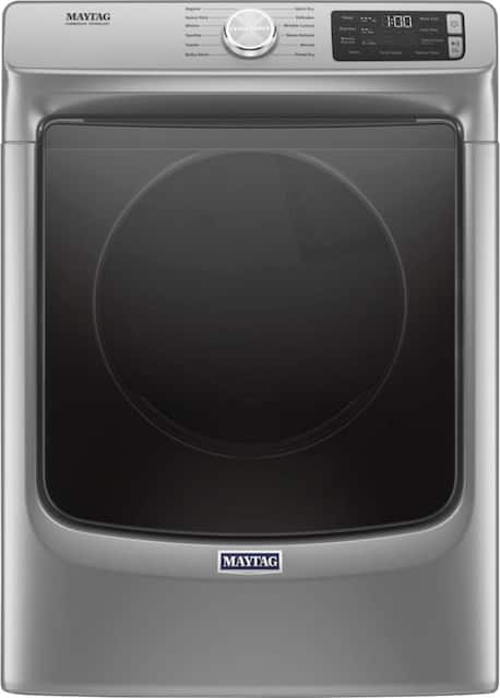 Maytag 7 3 Cu Ft 12 Cycle High Efficiency Electric Dryer With Steam Metallic Slate Med6630hc Best Buy