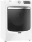 Angle. Maytag - 7.3 Cu. Ft. Stackable Gas Dryer with Extra Power Button - White.