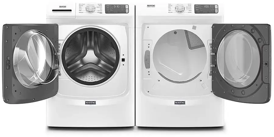Alt View 16. Maytag - 7.3 Cu. Ft. Stackable Gas Dryer with Extra Power Button - White.