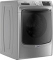 Angle Zoom. Maytag - 4.8 Cu. Ft. High Efficiency Stackable Front Load Washer with Steam and Fresh Hold - Metallic Slate.