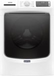 Front Zoom. Maytag - 4.5 Cu. Ft. High-Efficiency Stackable Front Load Washer with Steam and Fresh Spin - White.