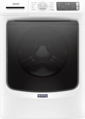 Maytag - 4.5 Cu. Ft. High-Efficiency Stackable Front Load Washer with Steam and Extra Power Button - White