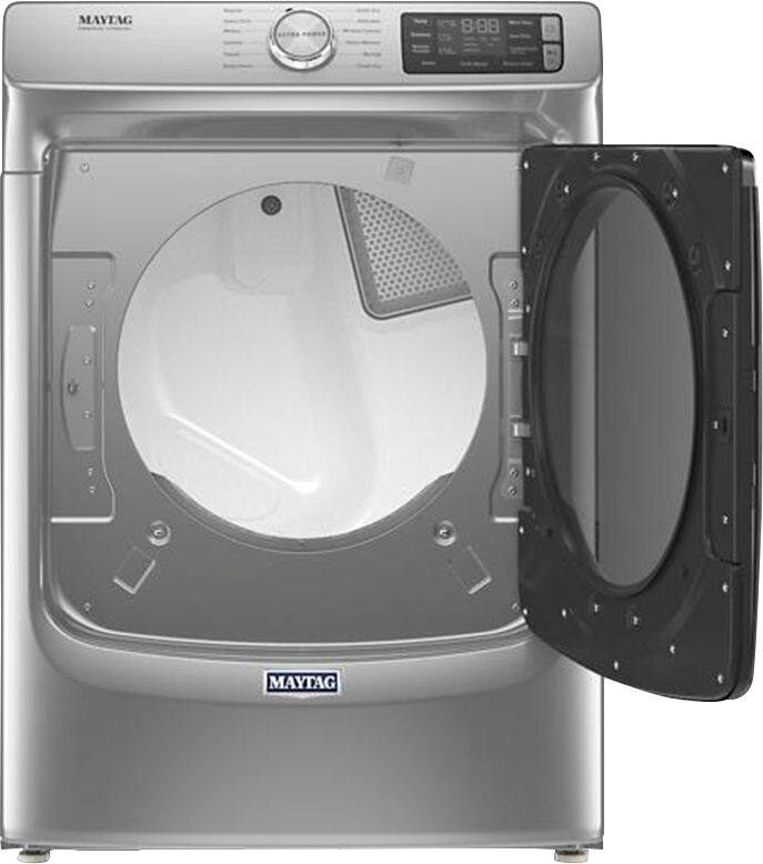 Alt View 11. Maytag - 7.3 Cu. Ft. Stackable Gas Dryer with Steam and Extra Power Button - Metallic Slate.