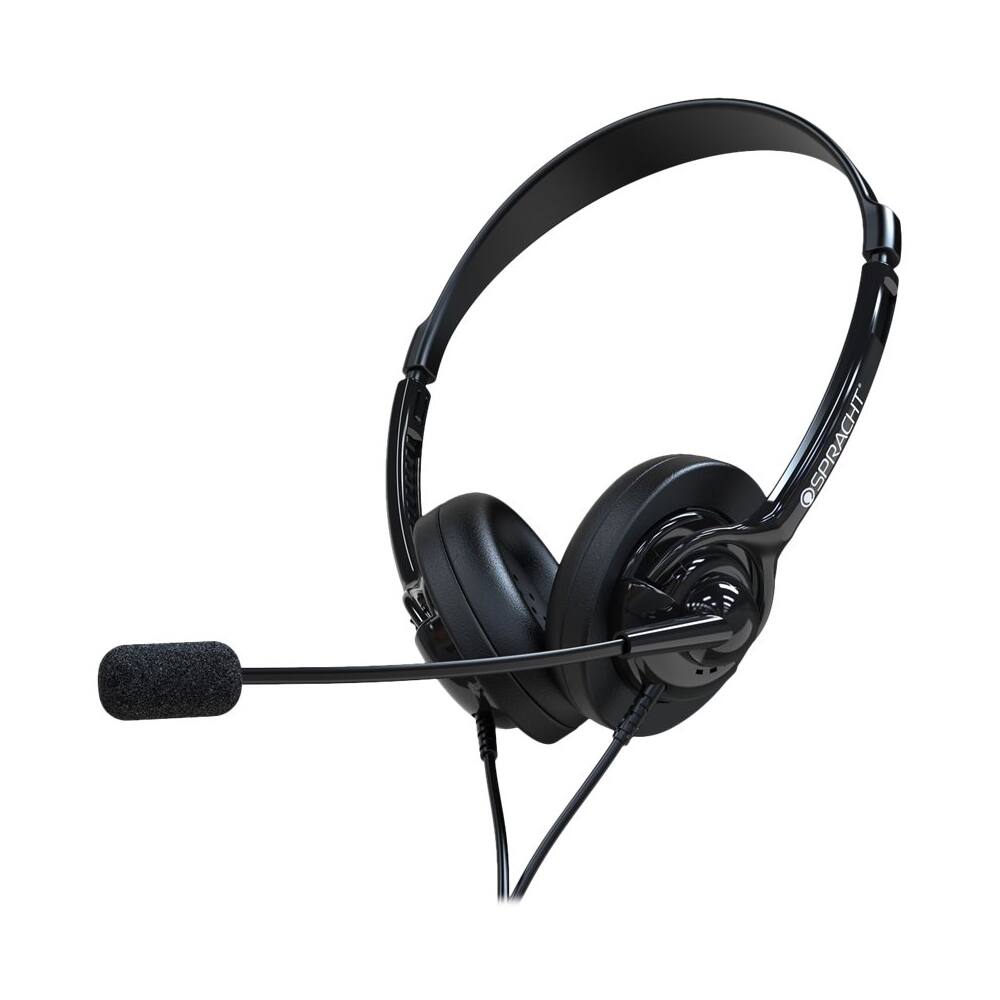 Alt View 11. Spracht - ZUM ZUM350B Wired On-Ear Headphones - Black.