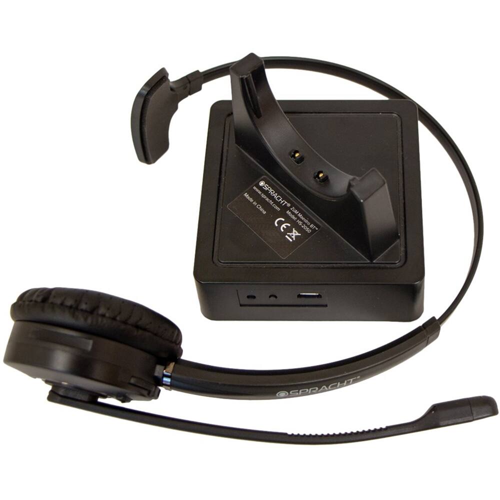 Front. Spracht - ZūM Maestro USB/BT Combo™ Bluetooth Headset - Black.