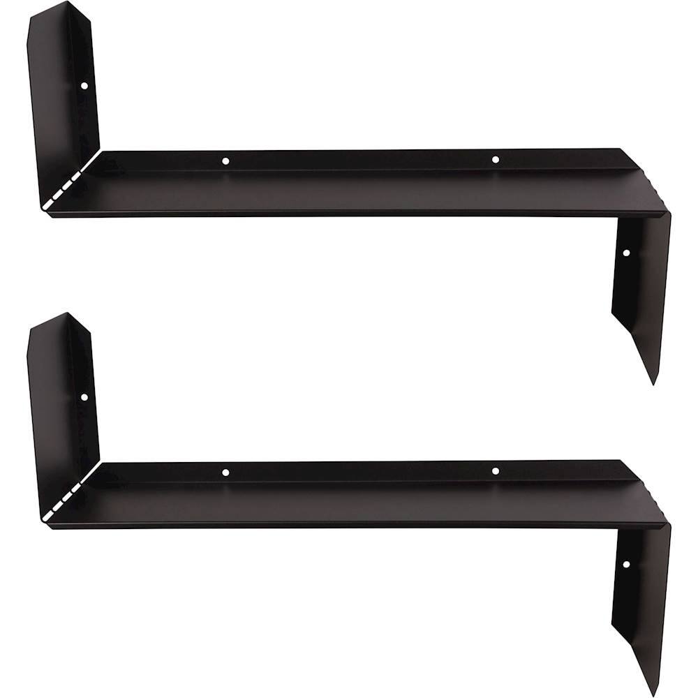 Front. Atlantic - FLEX Long Wall Shelf (2-Pack) - Black.