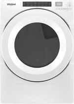 Whirlpool - 7.4 Cu. Ft. Gas Dryer - White - Front_Standard