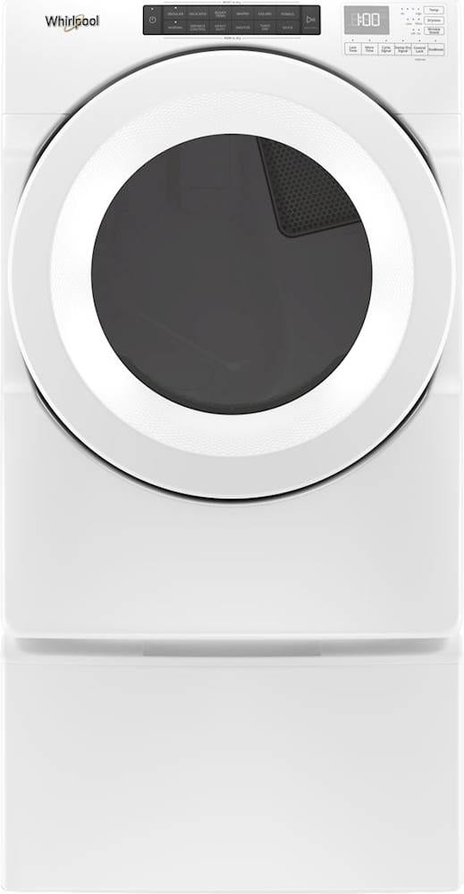 Alt View 11. Whirlpool - 7.4 Cu. Ft. Stackable Gas Dryer with Wrinkle Shield Option - White.