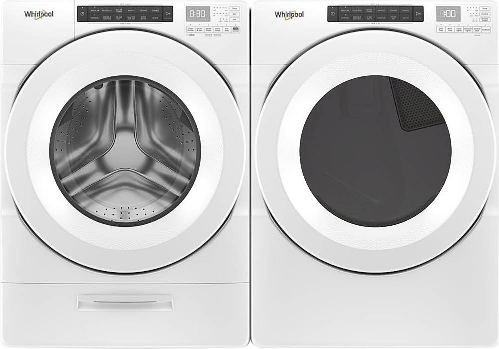 Alt View 13. Whirlpool - 7.4 Cu. Ft. Stackable Gas Dryer with Wrinkle Shield Option - White.