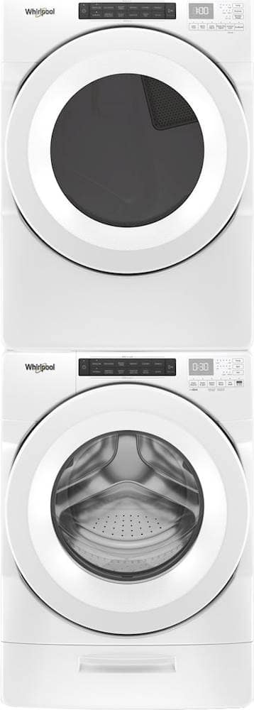 Alt View 14. Whirlpool - 7.4 Cu. Ft. Stackable Gas Dryer with Wrinkle Shield Option - White.