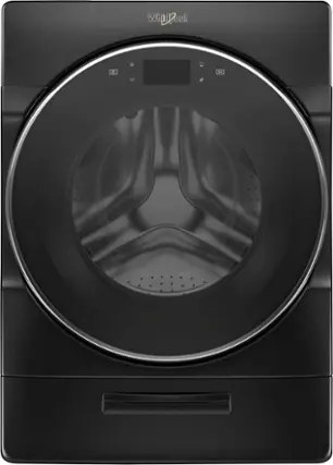 Whirlpool - 5.0 Cu. Ft. High Efficiency Stackable Smart Front Load Washer with Steam and Load & Go XL Dispenser - Black Shadow
