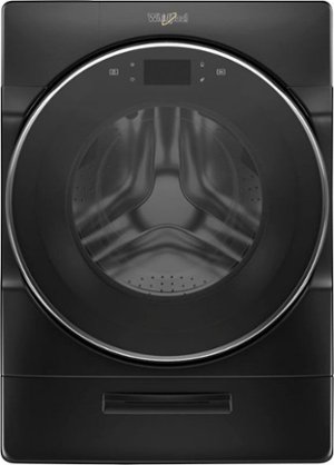 Whirlpool - 5.0 Cu. Ft. High Efficiency Stackable Smart Front Load Washer with Steam and Load & Go XL Dispenser - Black Shadow