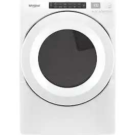 Whirlpool - 7.4 Cu. Ft. Stackable Electric Dryer with Wrinkle Shield Option - White