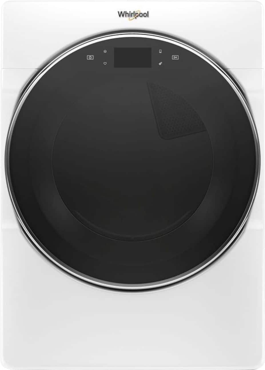 Front. Whirlpool - 7.4 Cu. Ft. 36-Cycle Gas Dryer with Steam.