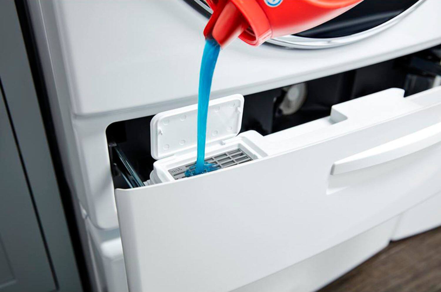 Alt View 12. Whirlpool - 5.0 Cu. Ft. High Efficiency Stackable Front Load Washer with Steam and FanFresh - White.