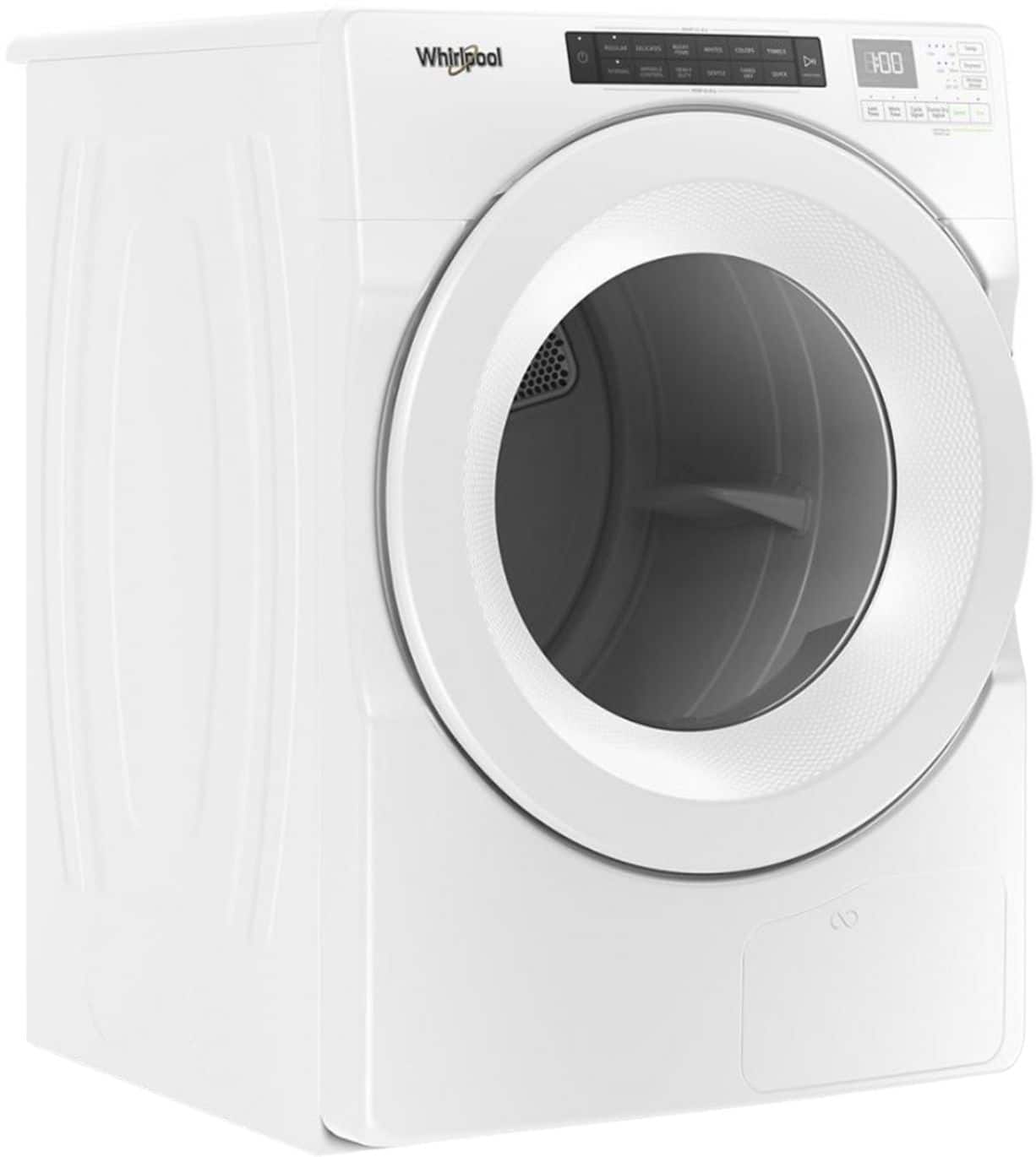 Angle. Whirlpool - 4.5 Cu. Ft. High Efficiency Stackable Front Load Washer with Steam and Load & Go Dispenser - White.