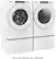 Alt View 12. Whirlpool - 4.5 Cu. Ft. High Efficiency Stackable Front Load Washer with Steam and Load & Go Dispenser - White.