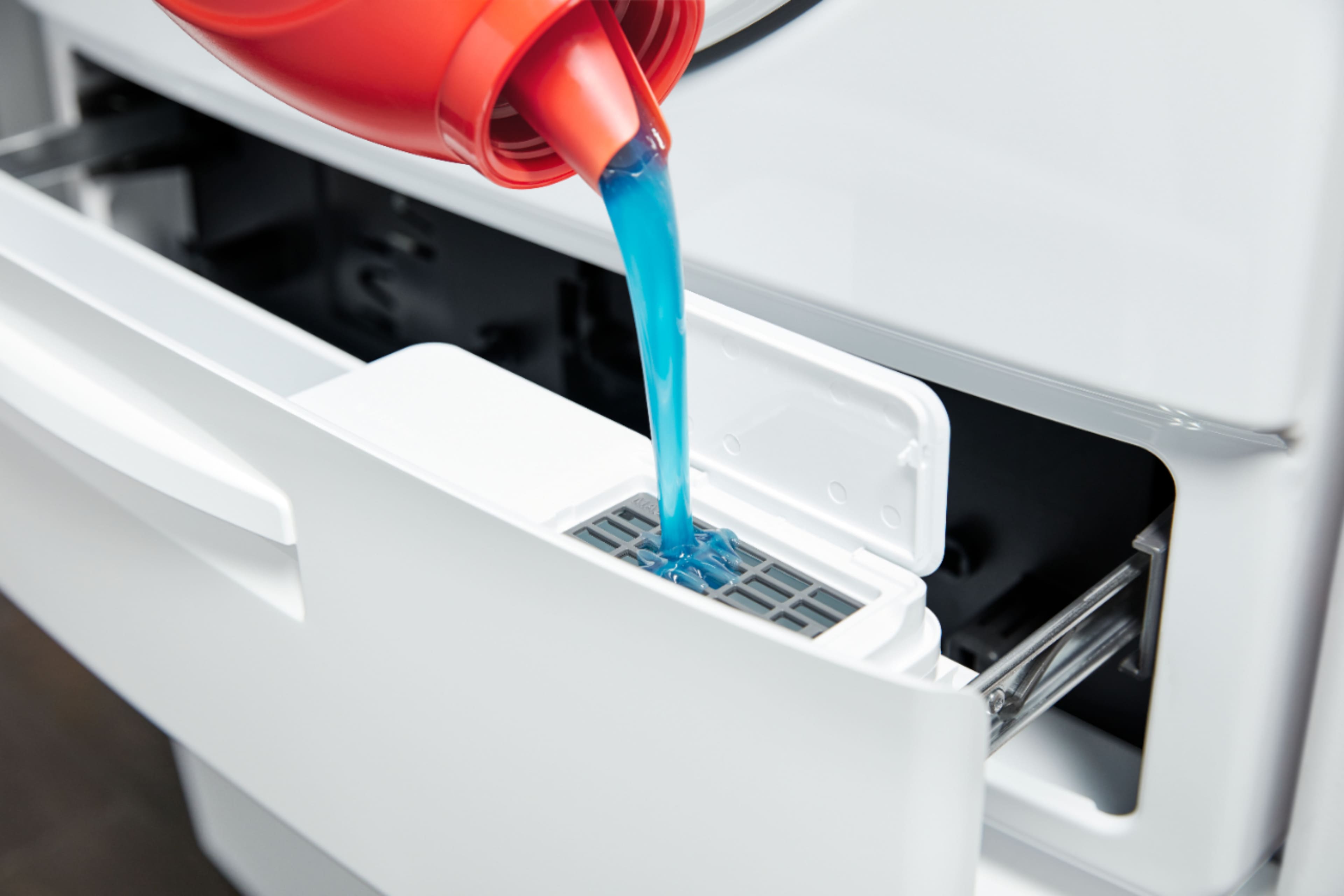 Alt View 16. Whirlpool - 4.5 Cu. Ft. High Efficiency Stackable Front Load Washer with Steam and Load & Go Dispenser - White.