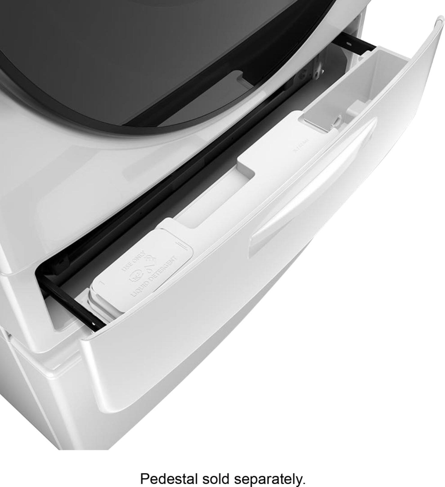 Alt View 11. Whirlpool - 4.5 Cu. Ft. High Efficiency Stackable Front Load Washer with Steam and Load & Go XL Dispenser - White.