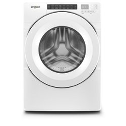 Whirlpool - 4.3 Cu. Ft. High Efficiency Stackable Front Load Washer with 35 Cycle Options - White - Front_Zoom