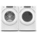 Alt View 14. Whirlpool - 4.3 Cu. Ft. High Efficiency Stackable Front Load Washer with 35 Cycle Options - White.