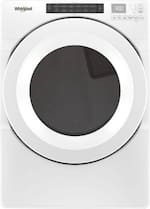 Whirlpool - 7.4 Cu. Ft. 36-Cycle Electric Dryer - White - Front_Standard