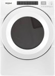 Front Zoom. Whirlpool - 7.4 Cu. Ft. Stackable Electric Dryer - White.