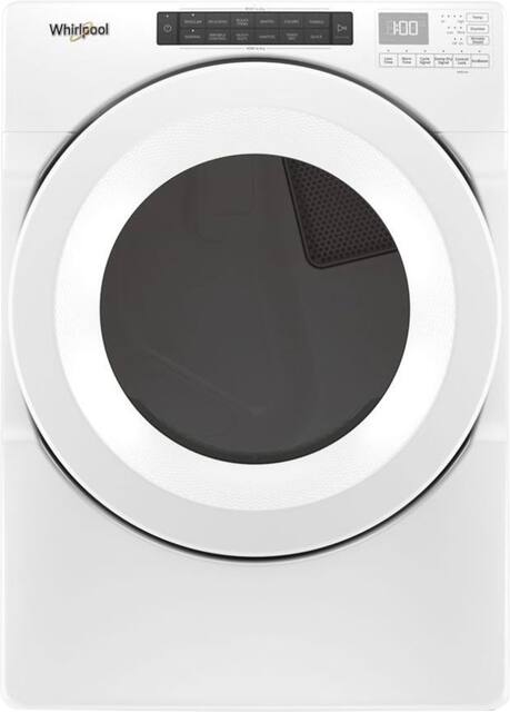 Whirlpool 7 4 Cu Ft 36 Cycle Electric Dryer White Wed5620hw Best Buy