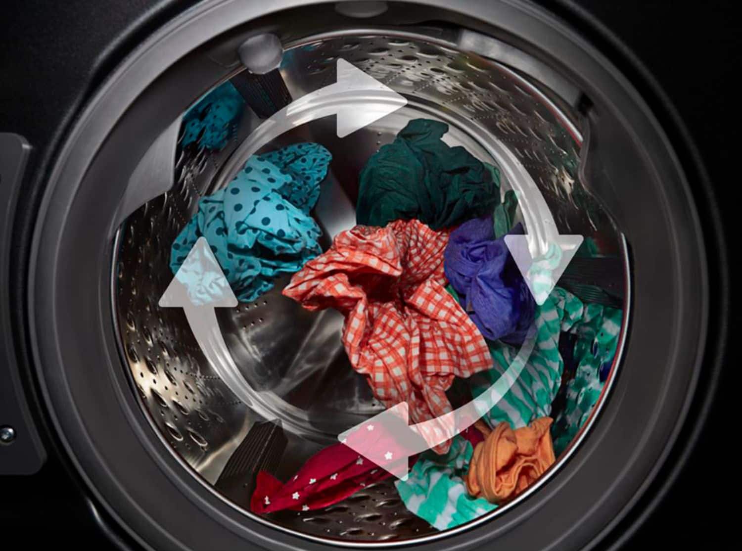 Alt View 14. Whirlpool - 5.0 Cu. Ft. High Efficiency Front Load Washer with Steam and Load & Go XL Dispenser - Chrome Shadow.