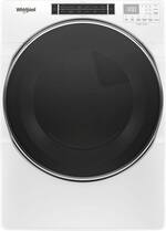 Whirlpool - 7.4 Cu. Ft. Gas Dryer with Steam - White - Front_Standard