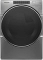 Front Zoom. Whirlpool - 7.4 Cu. Ft. Stackable Gas Dryer with Steam and Wrinkle Shield Plus Option - Chrome Shadow.