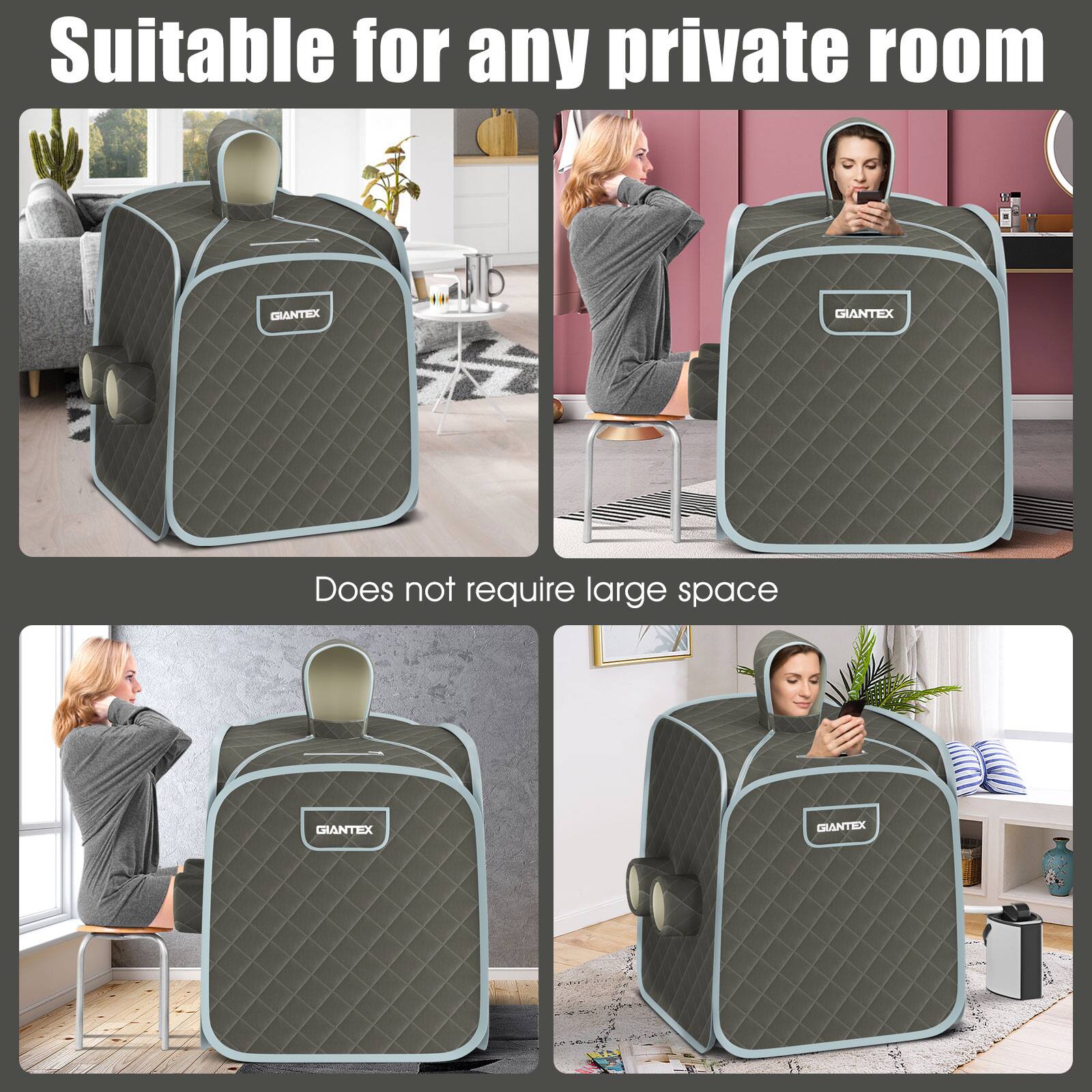 Suitable for any private room: GANTEX GANTER Does not require large space: GANTEX CRANTIX