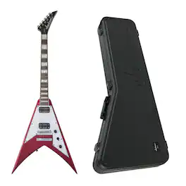Jackson - X Series Signature Scott Ian King V KVXT Guitar (Red) with Case