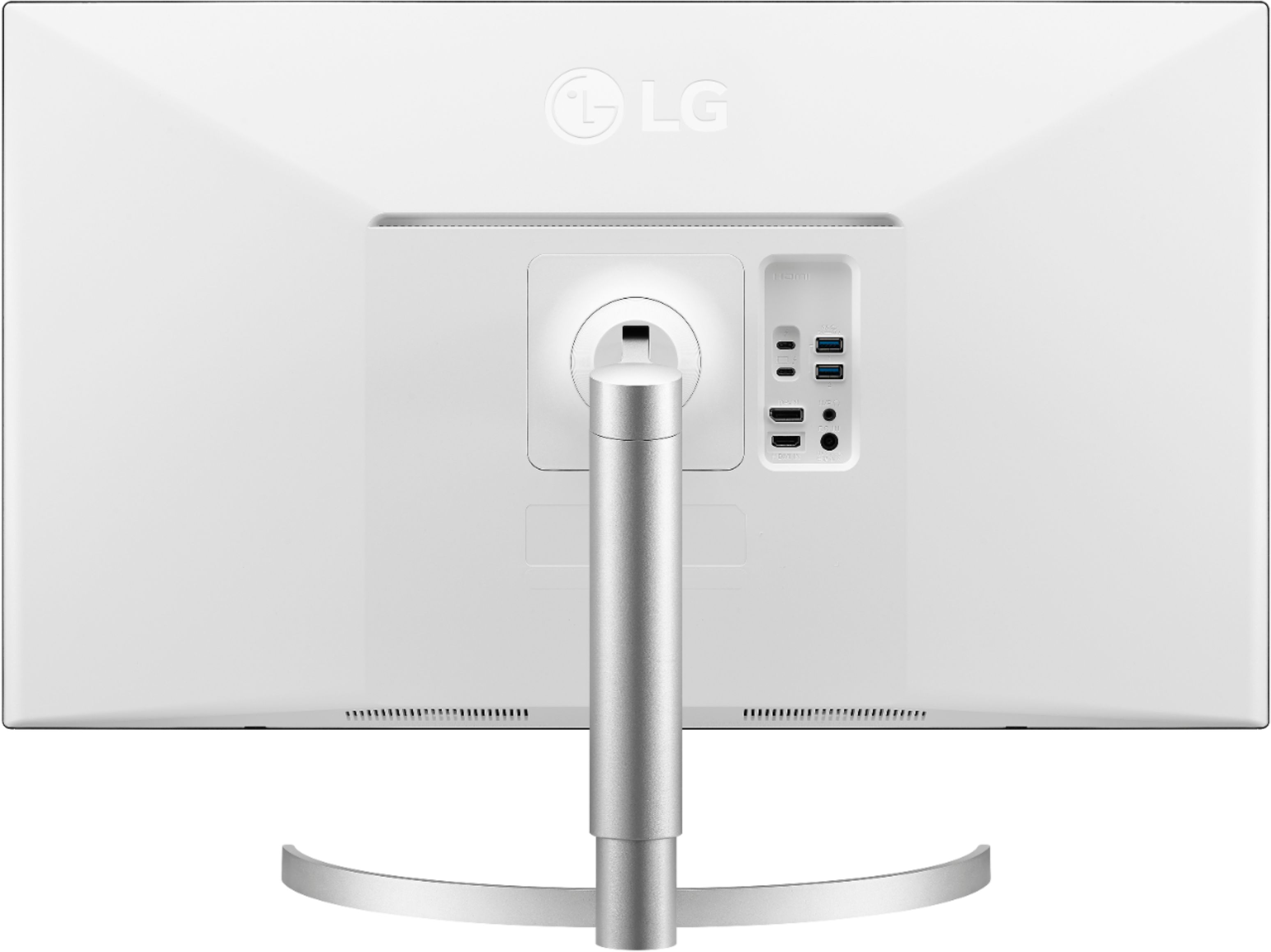 Back View: LG - 21.9 Cu. Ft. French Door-in-Door Counter-Depth Refrigerator - Black stainless steel