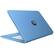 Alt View 12. HP - Stream 14" Laptop - Intel Celeron - 4GB Memory - 64GB eMMC Flash Memory - Aqua Blue, Linear Grooves Pattern.