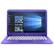 Front. HP - Stream 14" Laptop - Intel Celeron - 4GB Memory - 64GB eMMC Flash Memory - Linear Grooves Pattern, Infinity Purple.