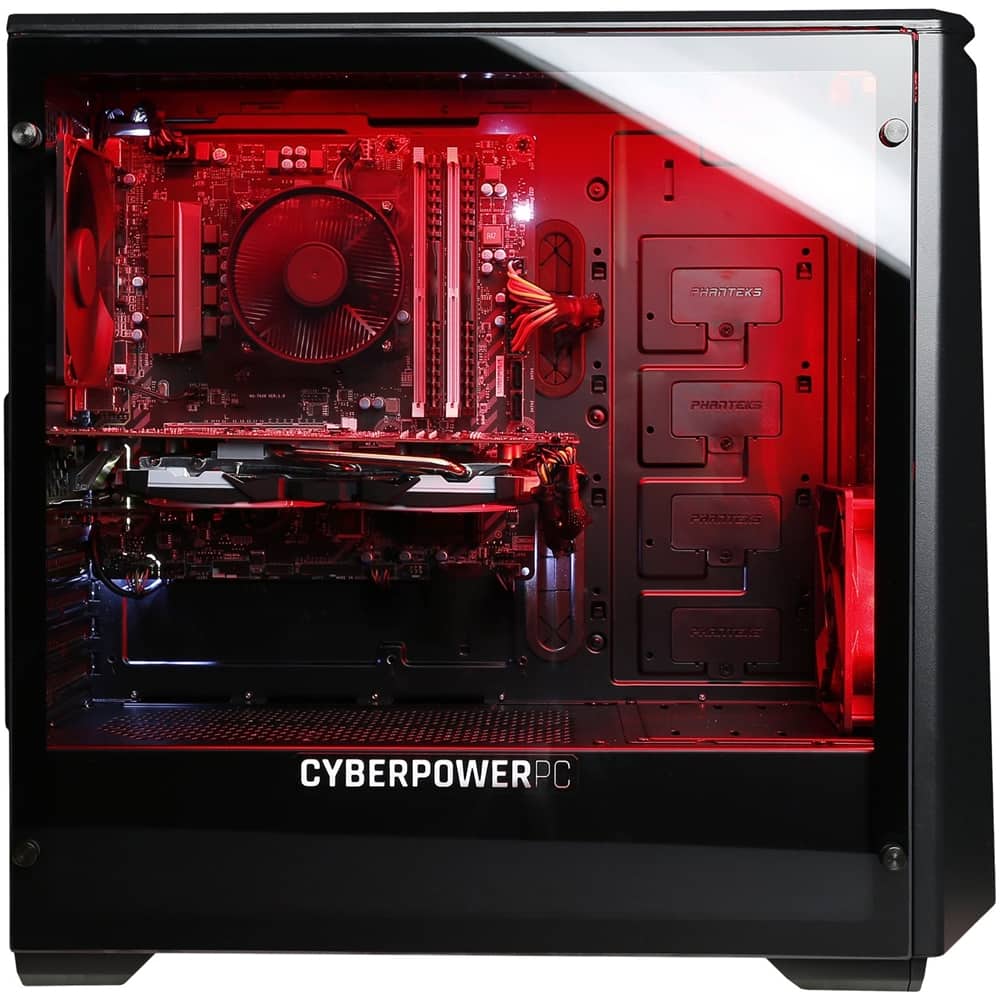 Best Buy: CyberPowerPC Gaming Desktop AMD Ryzen 7 2700X 16GB Memory ...
