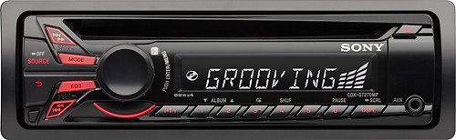 Sony - 52W x 4 In-Dash CD Deck with MP3 Playback