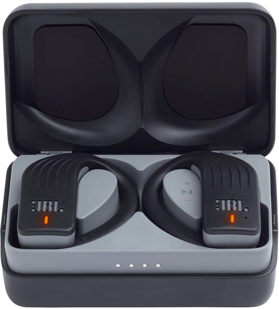 Alt View 12. JBL - Endurance Peak True Wireless In-Ear Headphones - Black.