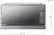 Angle. Panasonic - 2.2 Cu. Ft. 1250 Watt SN97JS Microwave with Cyclonic Inverter and Sensor Cooking - Stainless Steel.