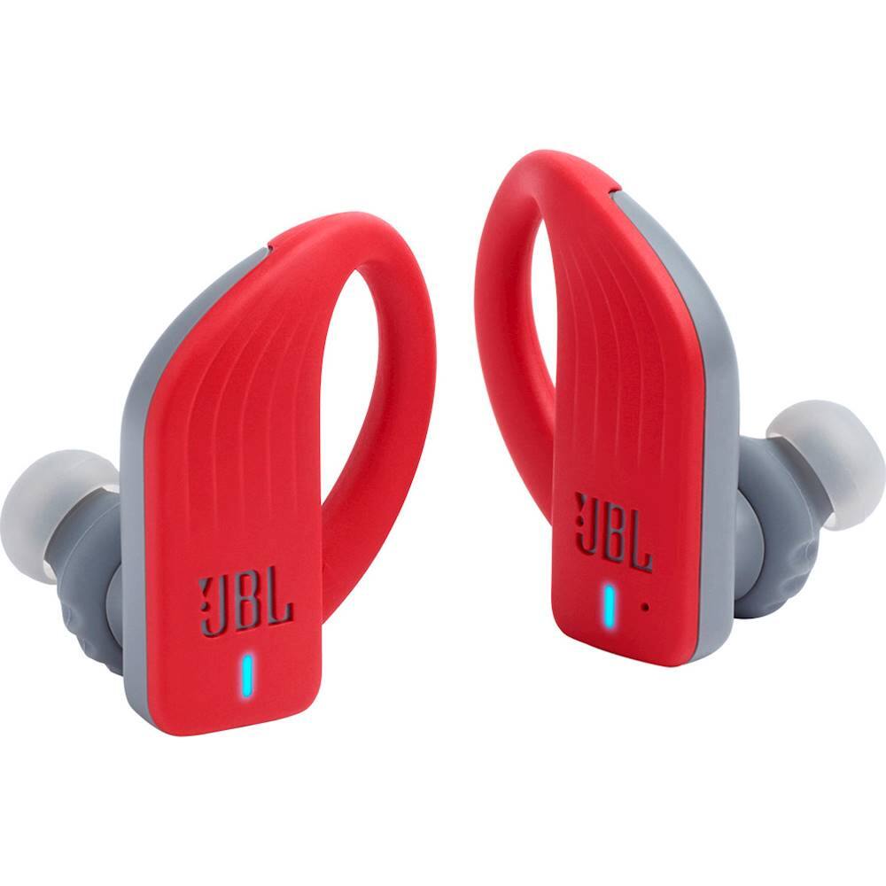 Alt View 16. JBL - Endurance Peak True Wireless In-Ear Headphones - Red.