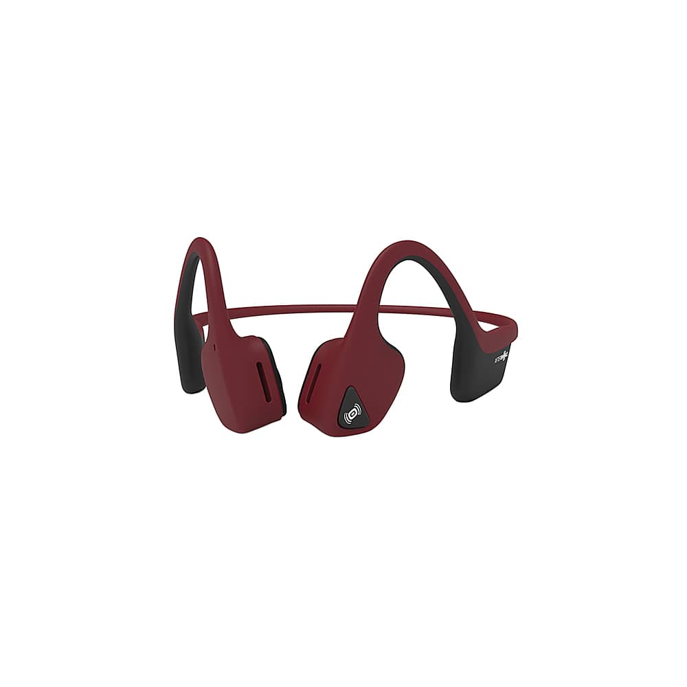 Front. AfterShokz - Air Wireless Bone Conduction Open-Ear Headphones - Canyon Red.