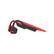 Left. AfterShokz - Titanium Wireless Bone Conduction Open-Ear Headphones - Red.