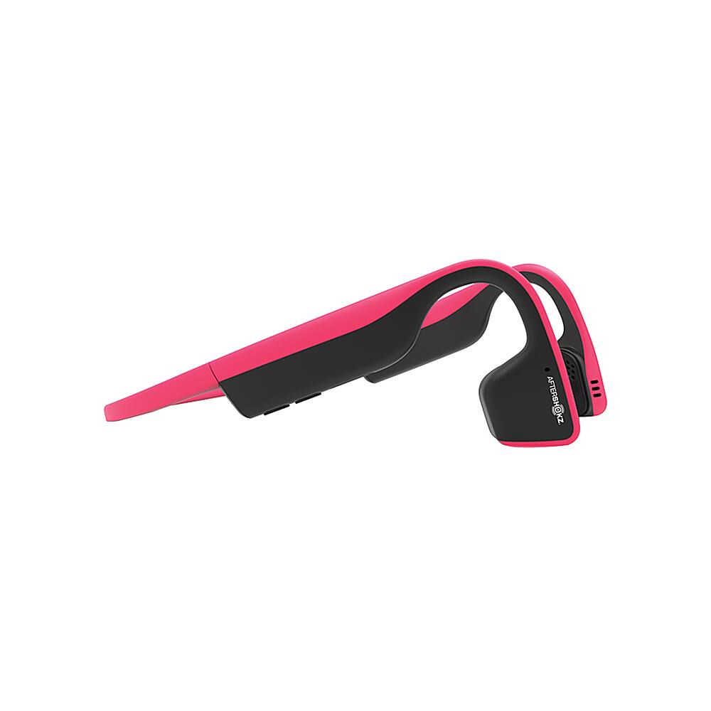 Angle. AfterShokz - Titanium Mini Wireless Bone Conduction Open-Ear Headphones - Pink.
