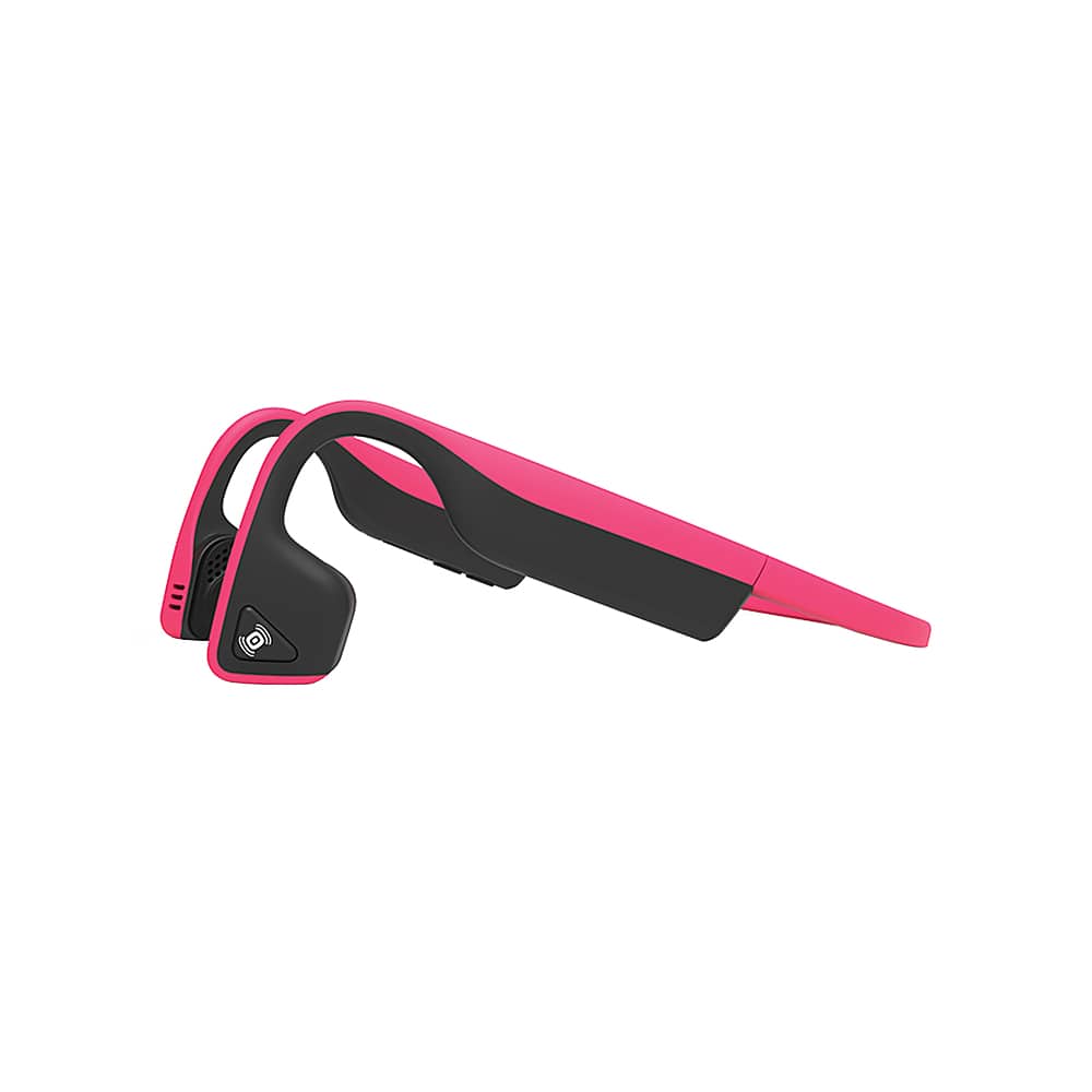 Left. AfterShokz - Titanium Mini Wireless Bone Conduction Open-Ear Headphones - Pink.