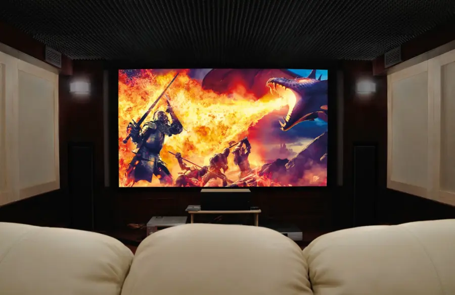 Alt View 15. Epson - Pro Cinema 4050 4K PRO-UHD 3LCD Projector with High Dynamic Range - Black.