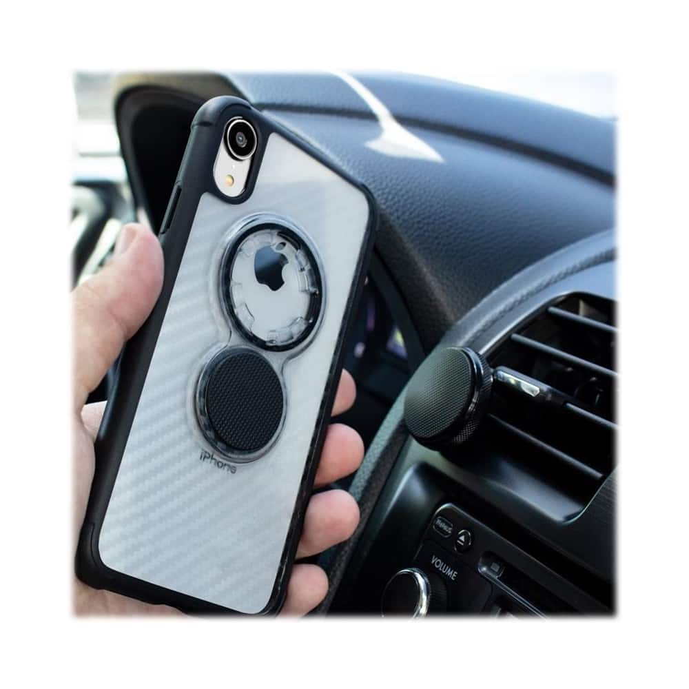 crystal case for apple iphone xr - clear carbon crystal case for apple iphone xr - clear carbon